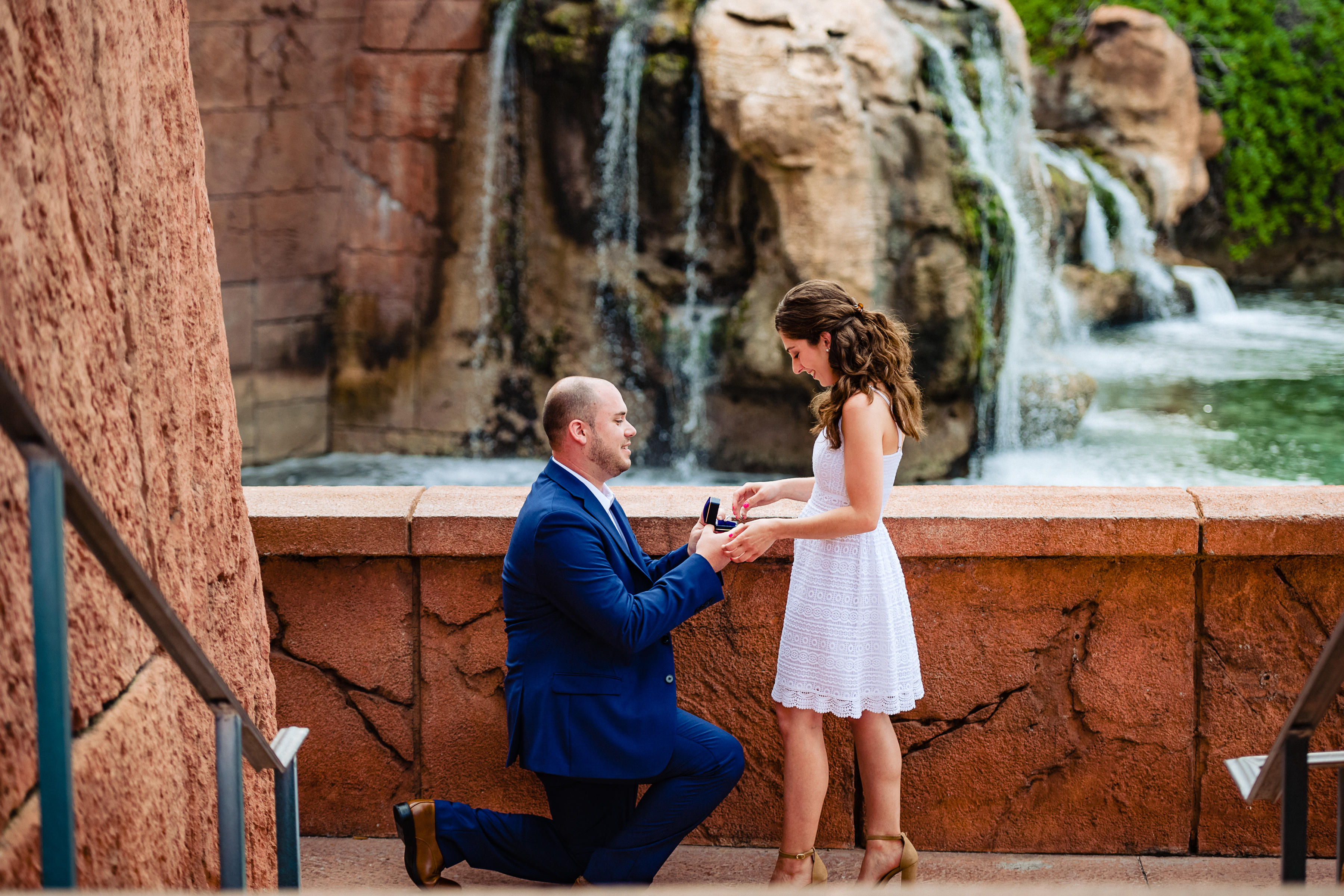romantic atlantis bahamas proposal, she said yes, Bahamas proposal